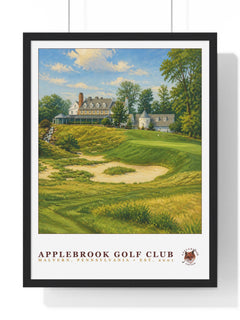 Applebrook Golf Club — Framed Championship Golf Poster (18" × 24")