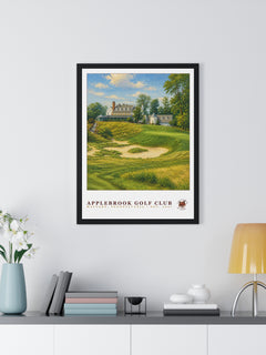 Applebrook Golf Club — Framed Championship Golf Poster (18" × 24")