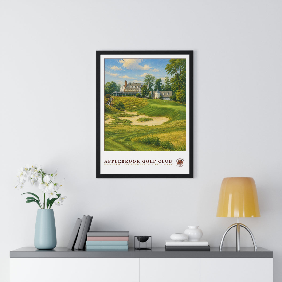 Applebrook Golf Club — Framed Championship Golf Poster (18" × 24")