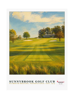 Sunnybrook Golf Club — 18" × 24" Championship Golf Poster