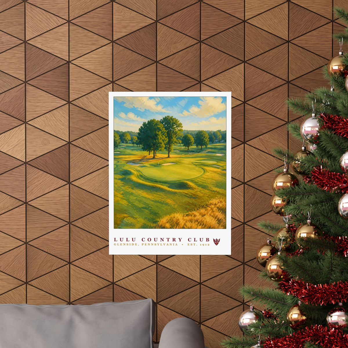 LuLu Country Club — 18" × 24" Championship Golf Poster