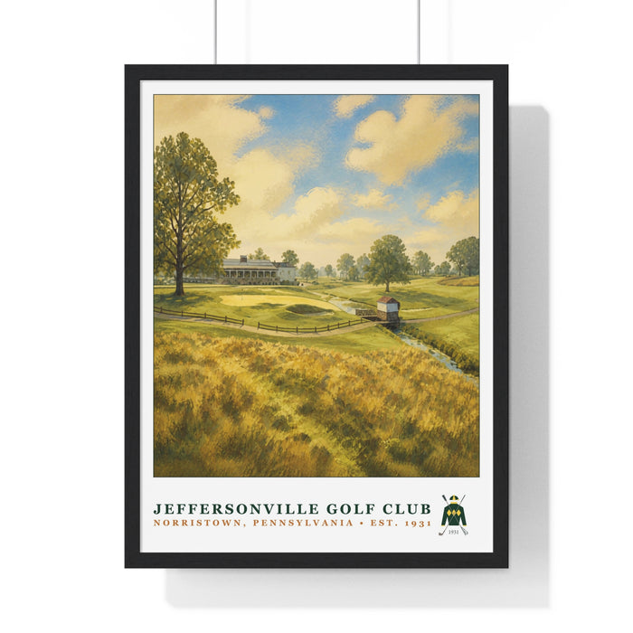 Jeffersonville Golf Club — Framed Championship Golf Poster (18" × 24")