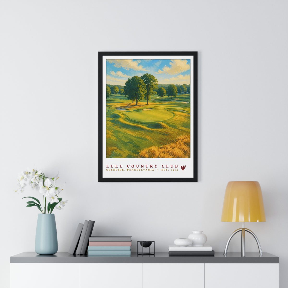 LuLu Country Club — Framed Championship Golf Poster (18" × 24")