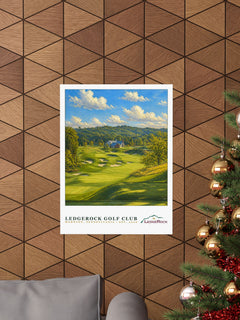 LedgeRock Golf Club — 18" × 24" Championship Golf Poster