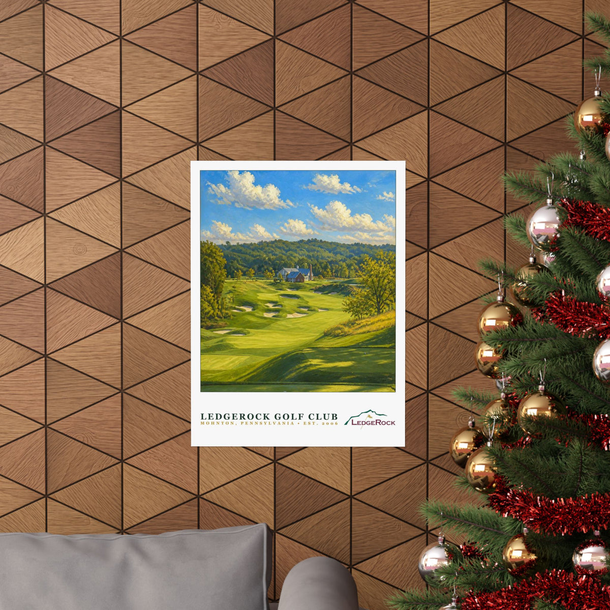 LedgeRock Golf Club — 18" × 24" Championship Golf Poster