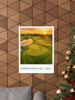 Lederach Golf Club — 18" × 24" Championship Golf Poster