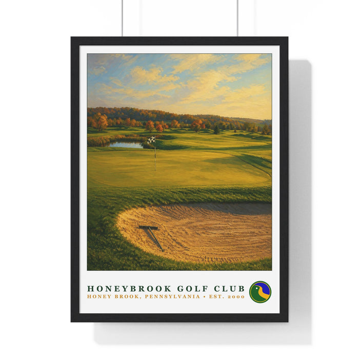 Honeybrook Golf Club — Framed Championship Golf Poster (18" × 24")