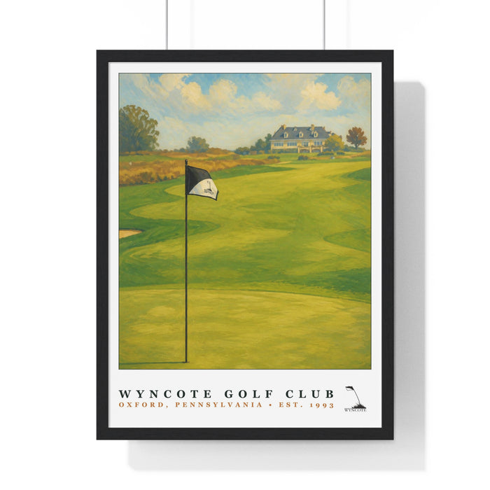 Wyncote Golf Club — Framed Championship Golf Poster (18" × 24")