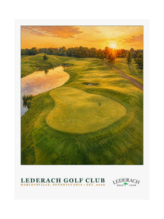 Lederach Golf Club — 18" × 24" Championship Golf Poster