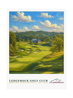 LedgeRock Golf Club — 18" × 24" Championship Golf Poster