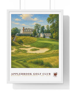Applebrook Golf Club — Framed Championship Golf Poster (18" × 24")