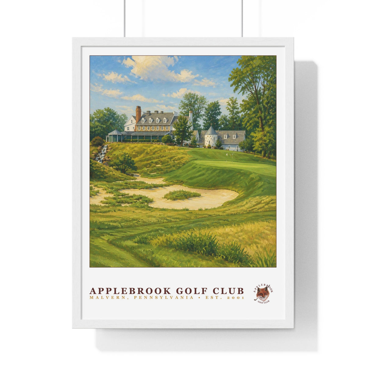 Applebrook Golf Club — Framed Championship Golf Poster (18" × 24")