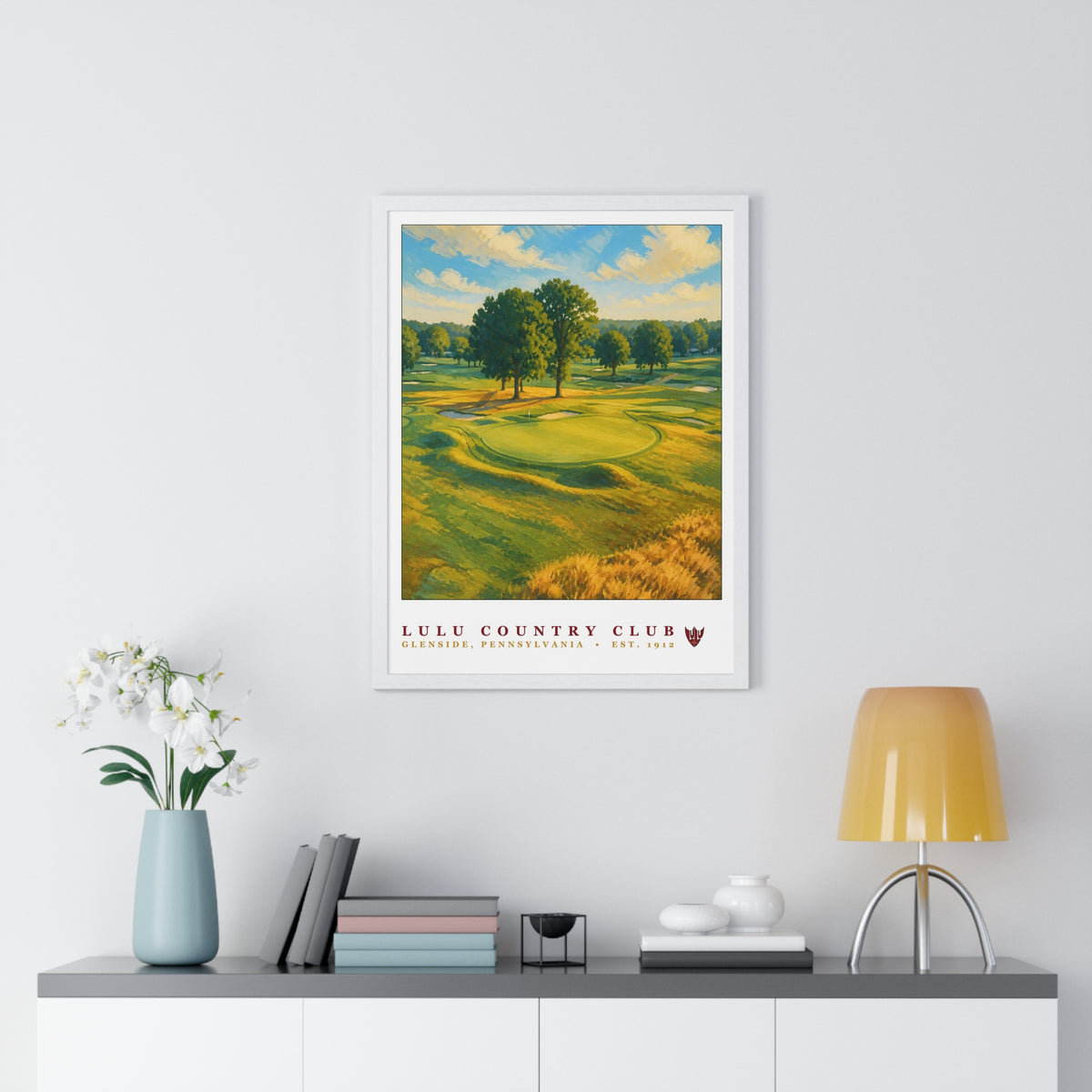LuLu Country Club — Framed Championship Golf Poster (18" × 24")