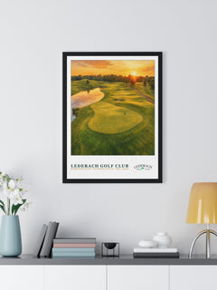 Lederach Golf Club — Framed Championship Golf Poster (18" × 24")