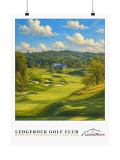 LedgeRock Golf Club — 18" × 24" Championship Golf Poster