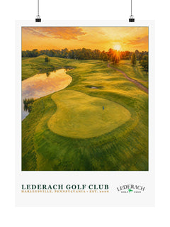 Lederach Golf Club — 18" × 24" Championship Golf Poster