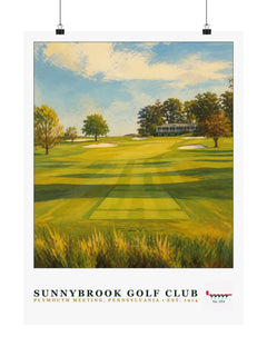 Sunnybrook Golf Club — 18" × 24" Championship Golf Poster